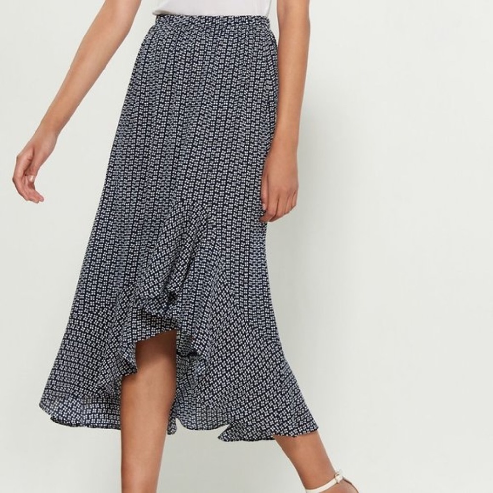 MAX STUDIO XL flirty skirt with midi Flamenco hem